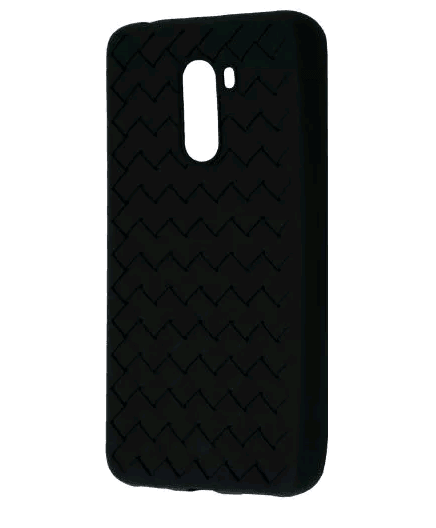 Накладка Weaving для Xiaomi Pocophone F1 чорна-0