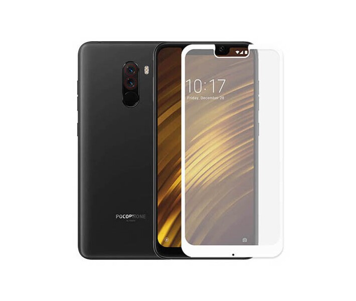 Захисне скло  для Pocofone F1 (біле)-0