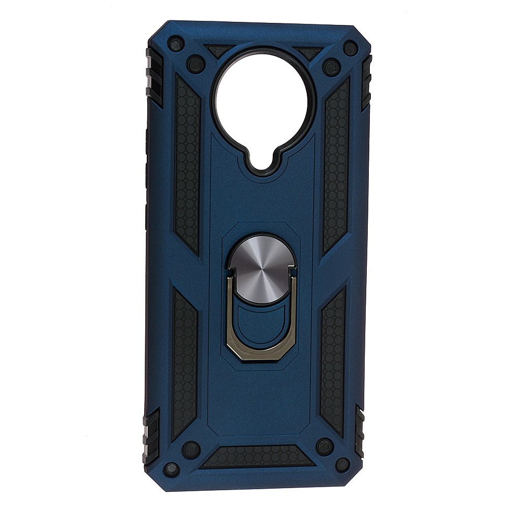Накладка під магнітний тримач Serge Ring для Poco F2 Pro Dark blue-0