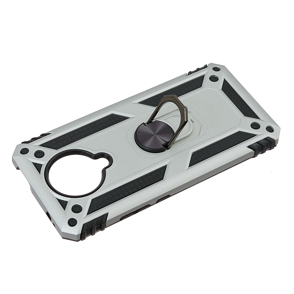 Накладка під магнітний тримач Serge Ring для Poco F2 Pro Silver-1