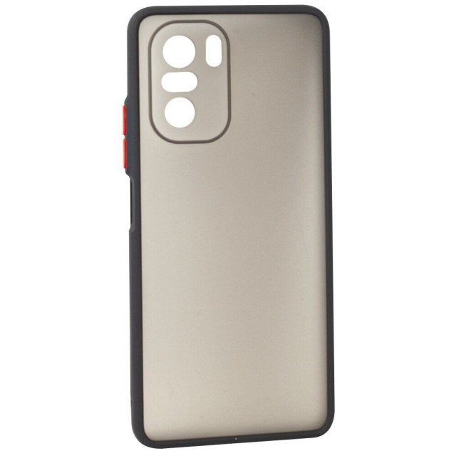 Накладка Totu Gingle Camera для Xiaomi Poco F3 /Mi 11i  чорна-0