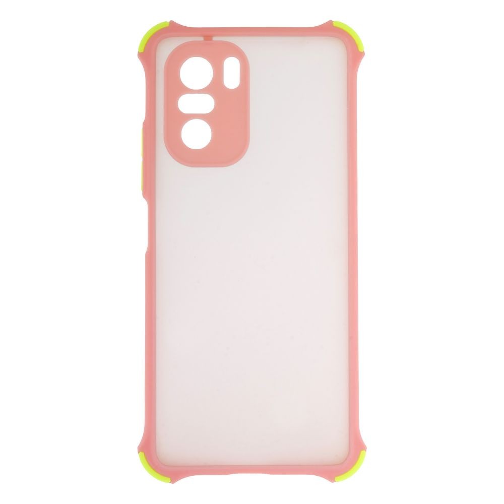 Накладка Armor Frame для Xiaomi Poco F3/Mi 11i рожева-0