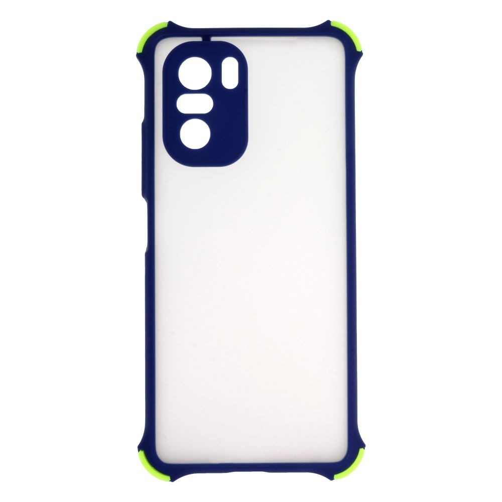 Накладка Armor Frame для Xiaomi Poco F3/Mi 11i синя-0