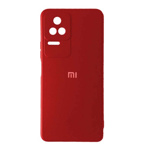 Silicone Case Full для Xiaomi Poco F4 Red-0