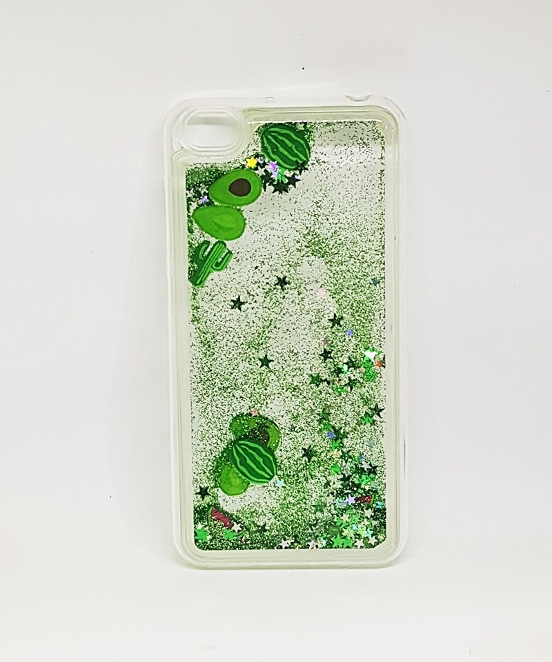 Накладка Multicolor для Xiaomi Redmi Go "Авокадо зелене" (переливається)-0