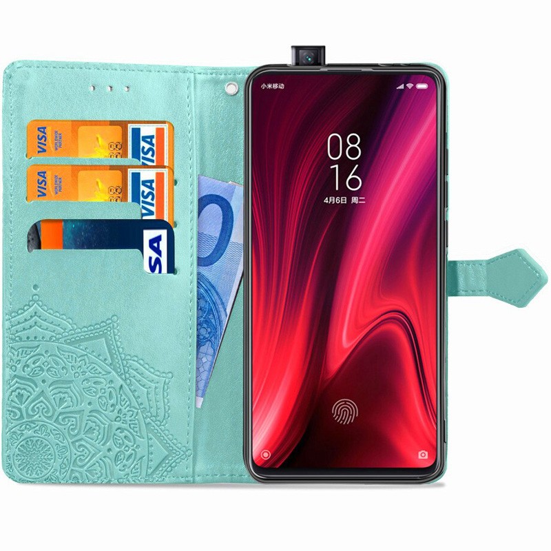Книжка Art Case для Xiaomi Mi9T/K20/K20 Pro Бірюзовий-1