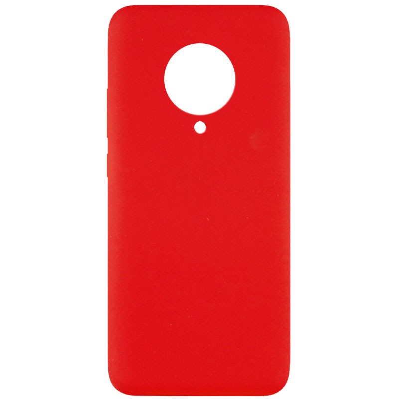 Silicone Cover Full without Logo (A) для Xiaomi Redmi K30 Pro / Poco F2 Pro (Red)-0