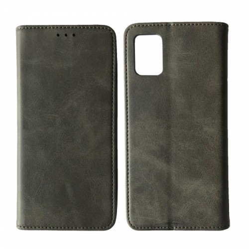 Книжка Black TPU Magnet для Xiaomi Poco M3 / Redmi 9T сіра-0