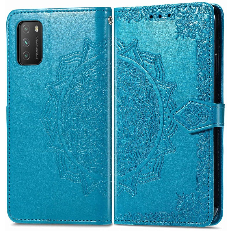 Книжка Art Case для Xiaomi Poco M3 синя-0