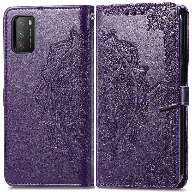 Книжка Art Case для Xiaomi Poco M3 фіолетова-0