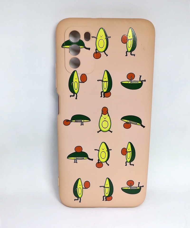 Накладка MiaMi Cartoon для Xiaomi Poco M3 Pink Sand Avocado-0