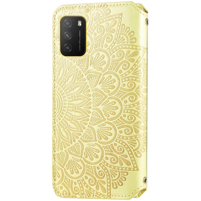 Книжка GETMAN Mandala для Xiaomi Poco M3/Redmi 9T жовта-1