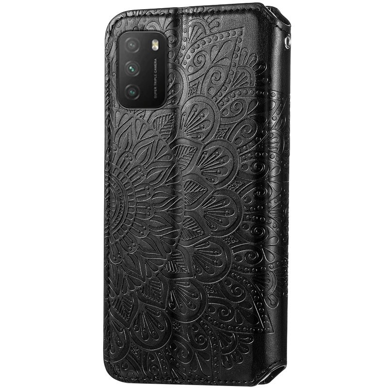 Книжка GETMAN Mandala для Xiaomi Poco M3 чорна-1