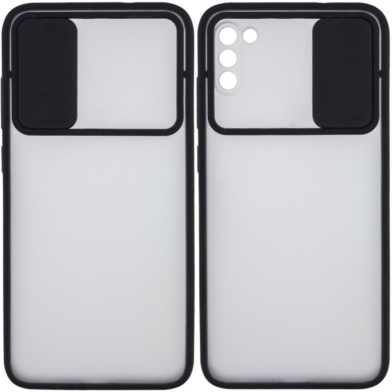 Накладка Camshield mate TPU для  Xiaomi Poco M3 чорна шторка-0