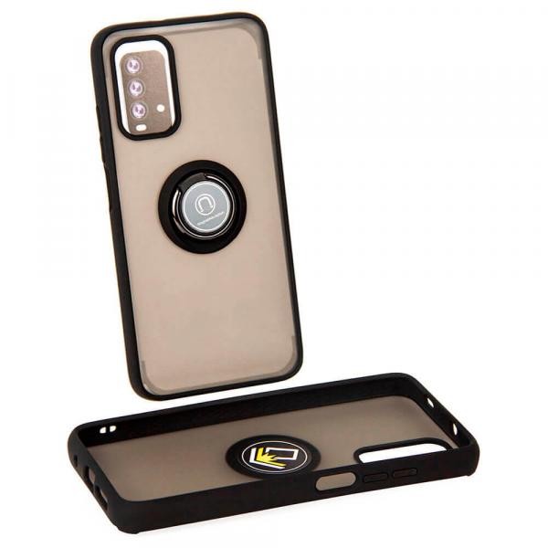 Накладка Totu Gingle Ring для Xiaomi Redmi 9T/Poco M3 чорна-0