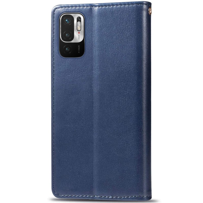 Книжка GETMAN Gallant для Xiaomi Note 10 5G /Poco M3 Pro синя-1
