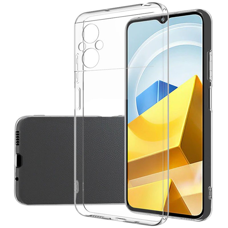 Накладка Epic Transparent 1.5 mm для Xiaomi Poco M5 (прозора)-0