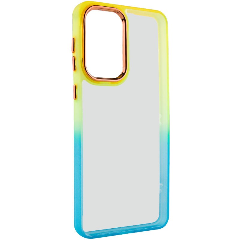 Накладка Fresh sip для Xiaomi Poco M5 (Блакитно-жовтий)-0