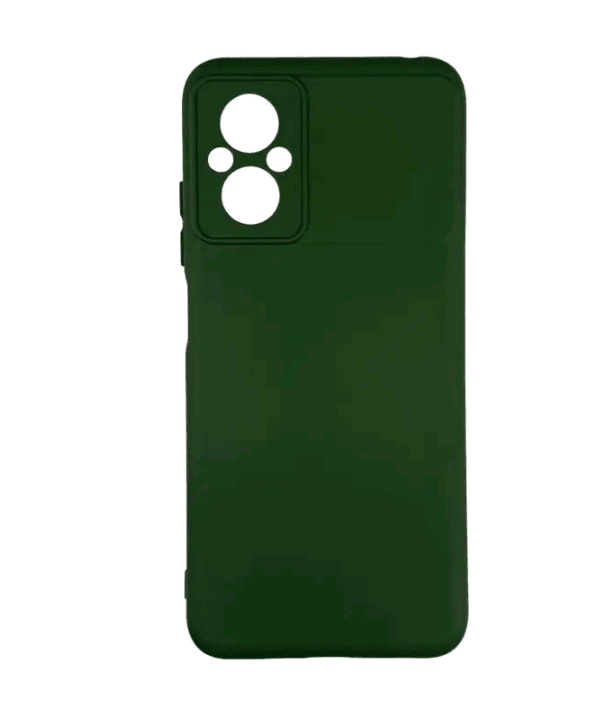 Silicone Cover Full Camera without Logo (A) для Xiaomi Poco M5 (Dark green)-0