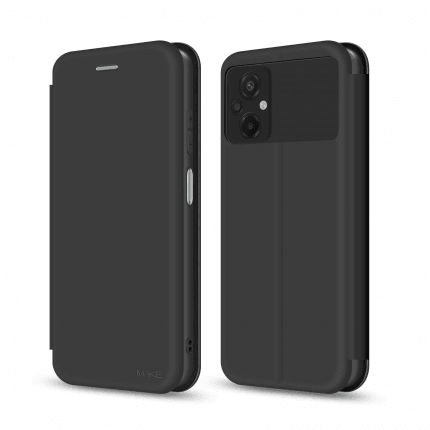 Книжка MAKE для Xiaomi Poco M5 (Soft-Touch PU) Black-0