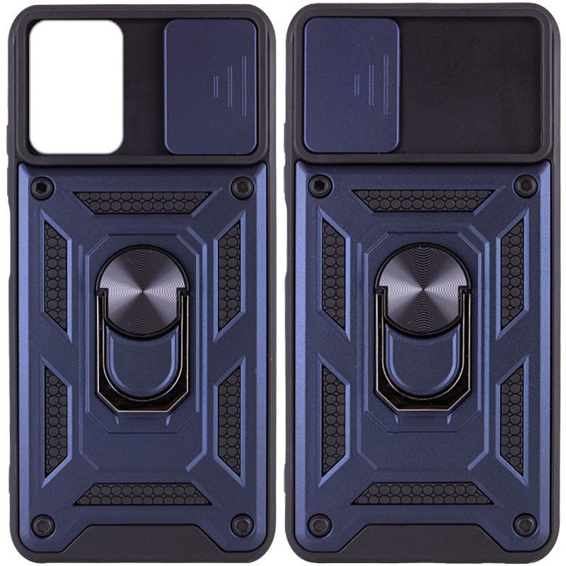 Накладка  Camshield Serge Ring for Magnet для Xiaomi Poco M5 (Синя)-0