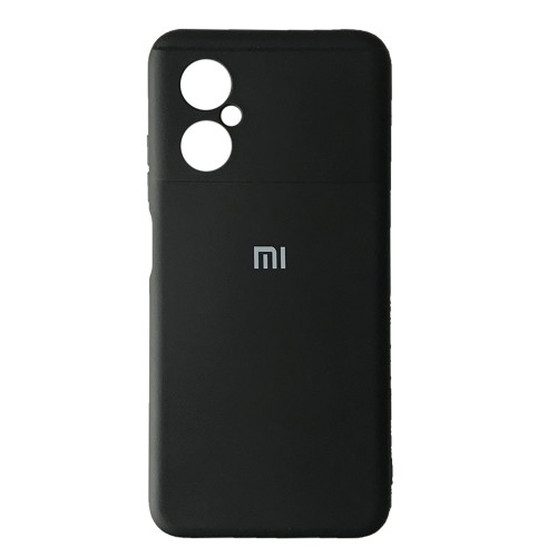 Silicone Case Full Protective для Xiaomi POCO M5 (Black)-0