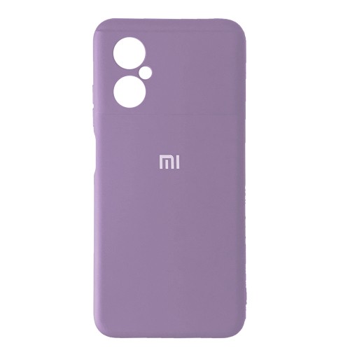 Silicone Case Full Protective для Xiaomi POCO M5 (Lilac)-0
