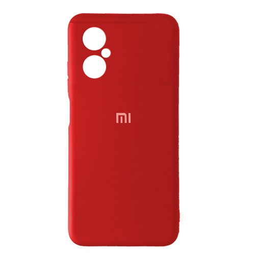 Silicone Case Full Protective для Xiaomi POCO M5 (Red)-0
