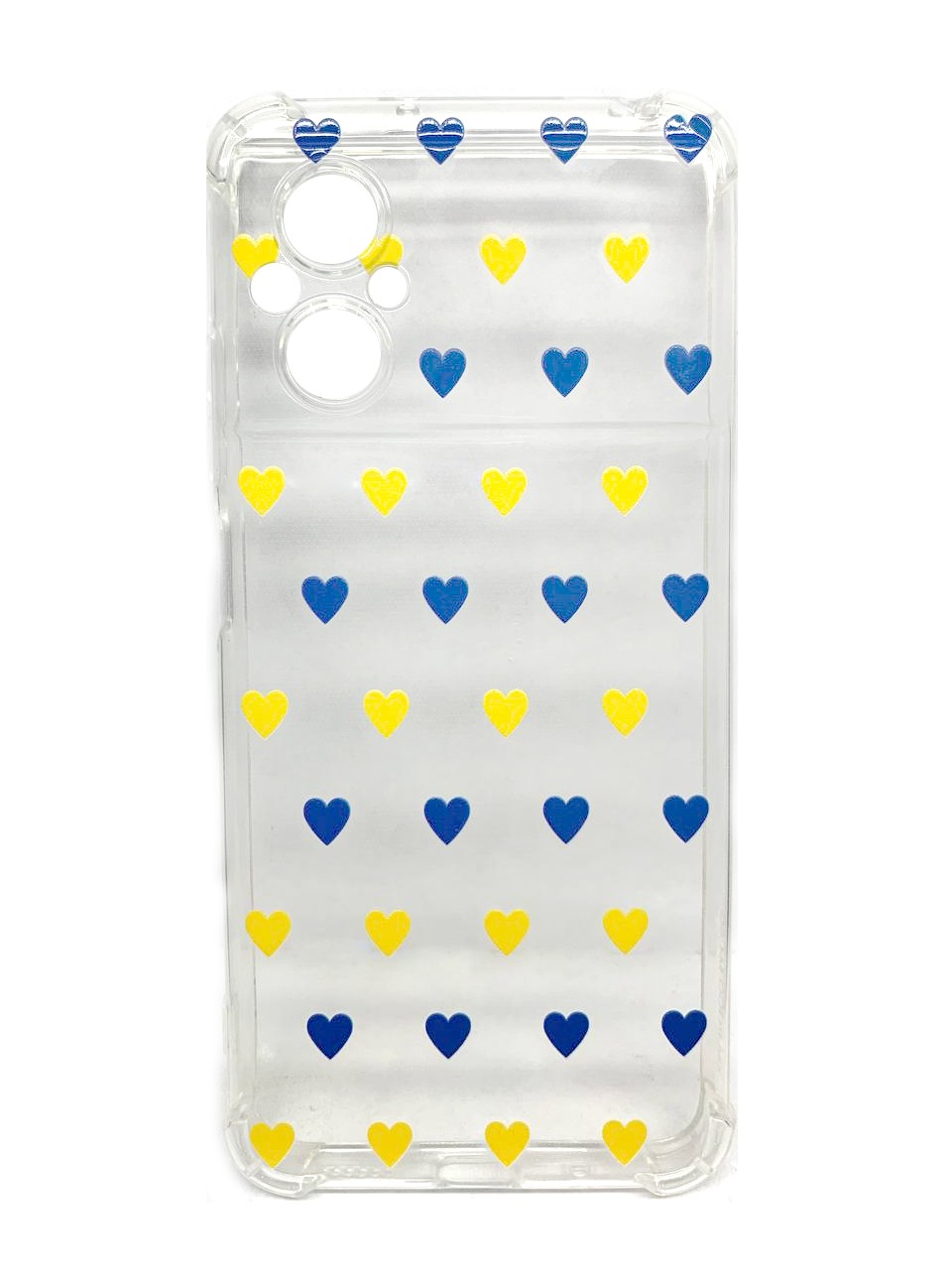 Накладка  WAVE Patriot Clear Case для Xiaomi Poco M5 (ua hearts)-0
