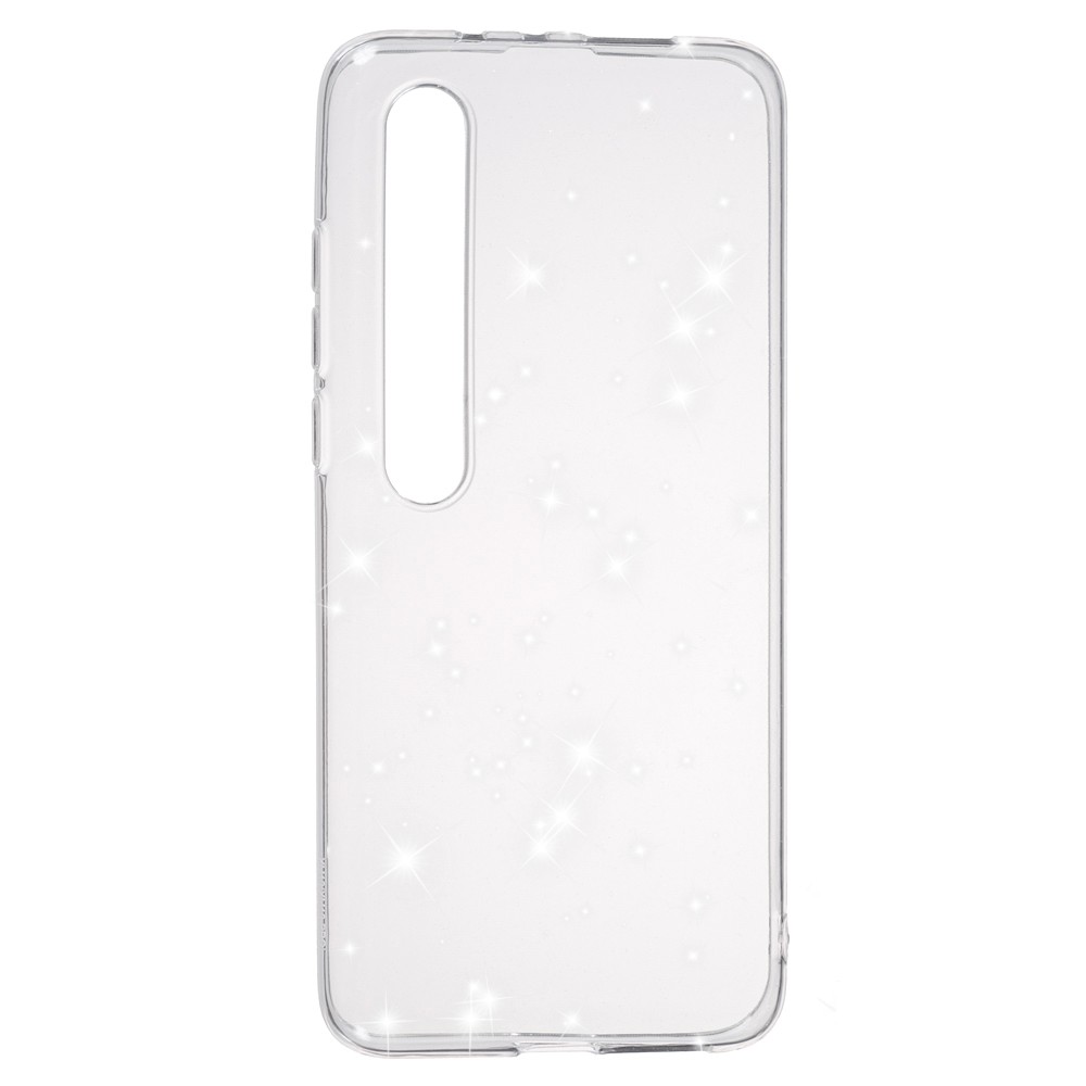 Накладка Molan Cano Glossy Jelly для Xiaomi Mi 10/10 Pro прозора з блискітками-0