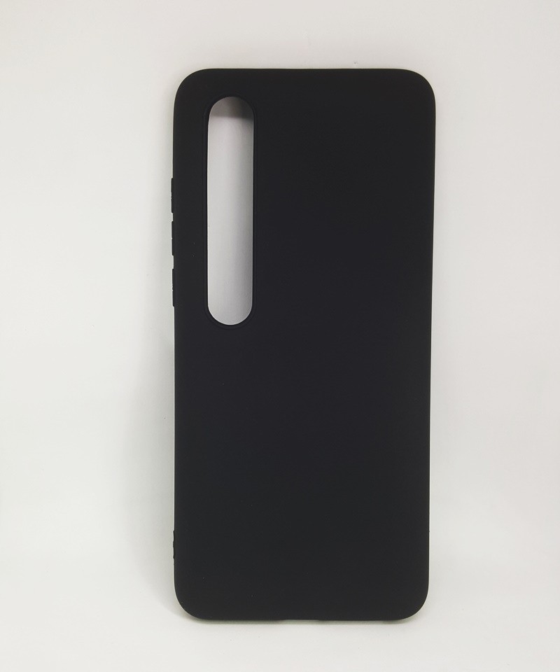 Накладка Soft case для Xiaomi Mi 10 чорна-0