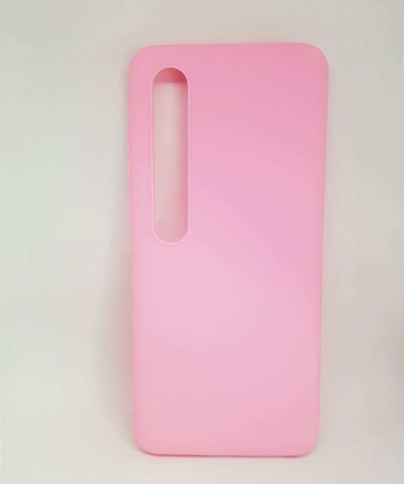 Накладка Soft case для Xiaomi Mi 10 рожева-0