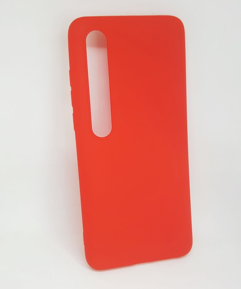 Накладка Soft case для Xiaomi Mi 10 червона-0