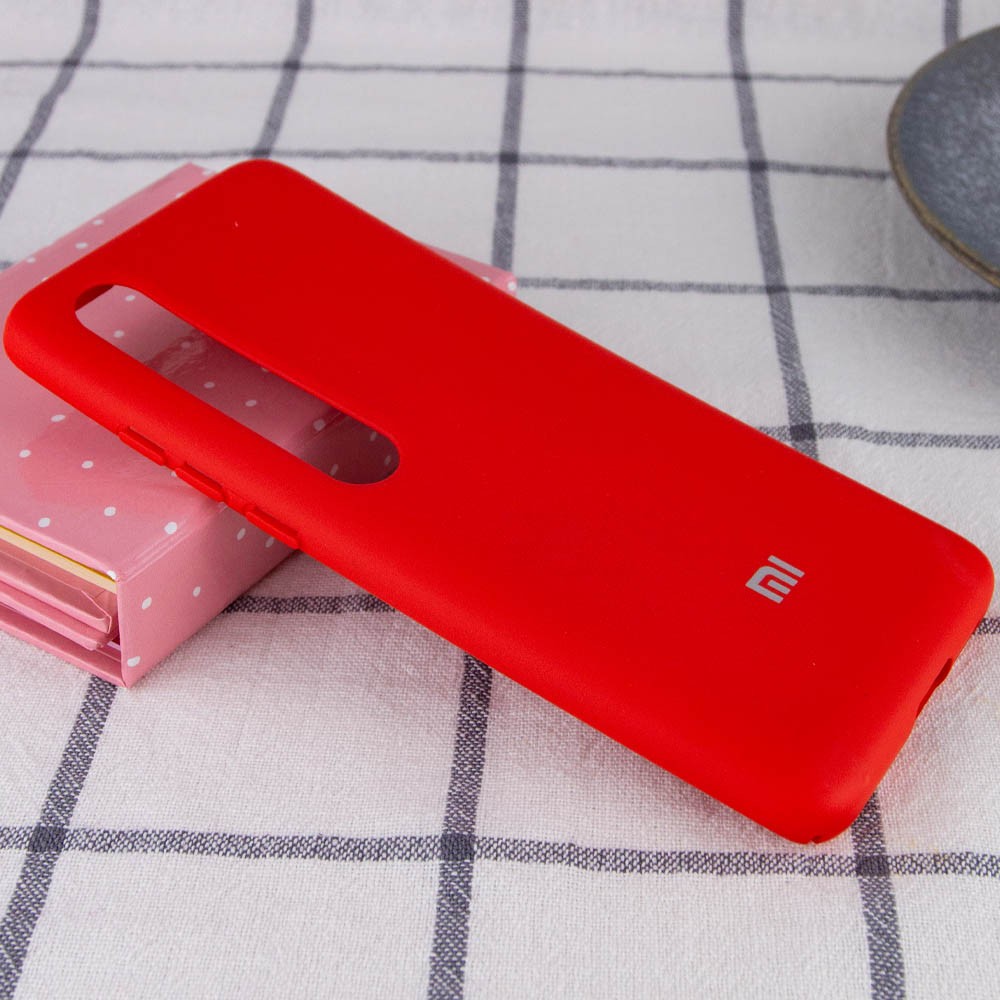 Silicone Cover Full Protective (A) для Xiaomi Mi 10 / Mi 10 Pro (Red)-1