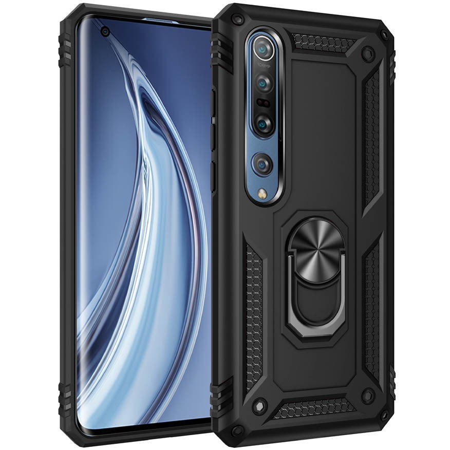 Накладка під магнітний тримач Serge Ring для Xiaomi Mi 10/Mi 10 Pro чорна-0