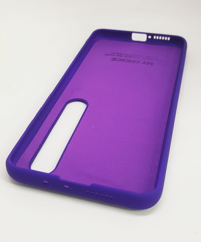 HQ Silicone Case для Xiaomi Mi 10/Mi 10 Pro фіолетовий-1