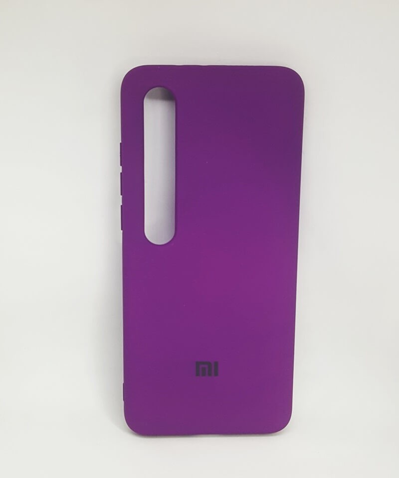 HQ Silicone Case для Xiaomi Mi 10/Mi 10 Pro бузковий-0