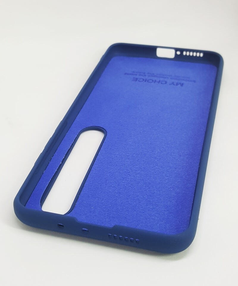 HQ Silicone Case для Xiaomi Mi 10/Mi 10 Pro синій-1