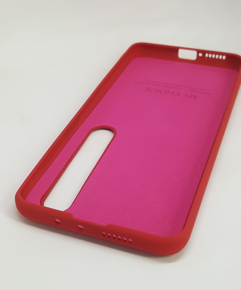 HQ Silicone Case для Xiaomi Mi 10/Mi 10 Pro кораловий-1