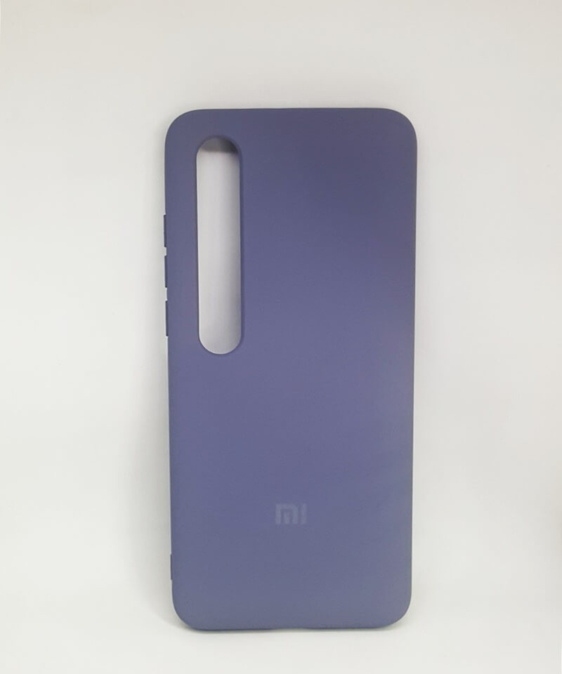 HQ Silicone Case для Xiaomi Mi 10/Mi 10 Pro сірий-0