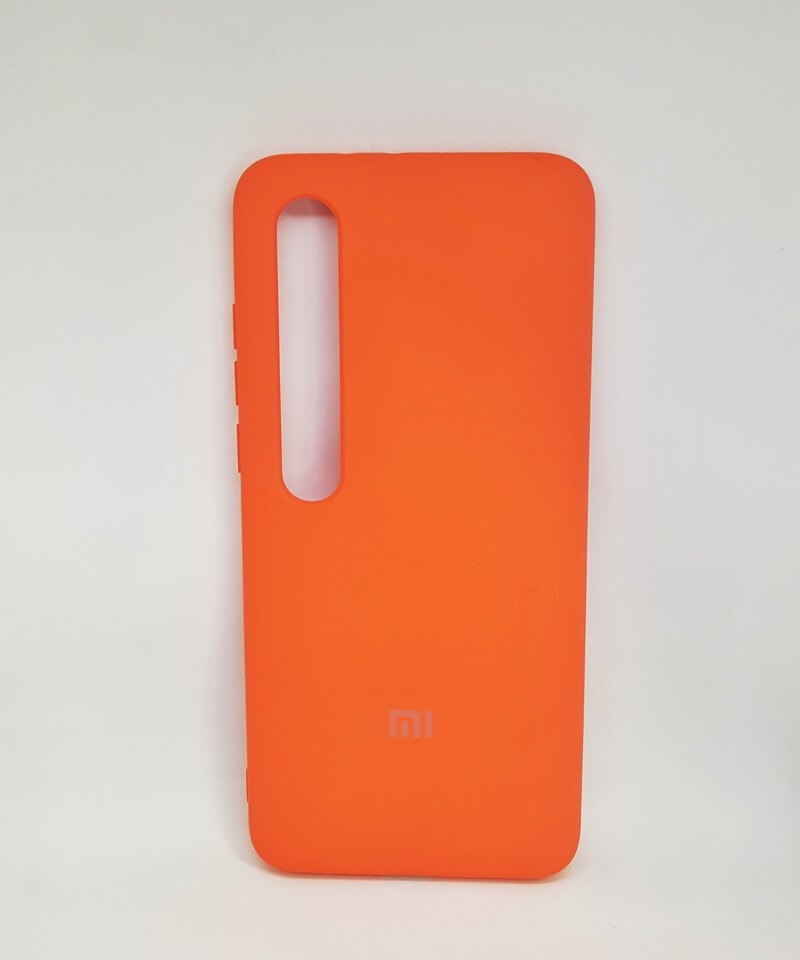 HQ Silicone Case для Xiaomi Mi 10/Mi 10 Pro помаранчевий-0