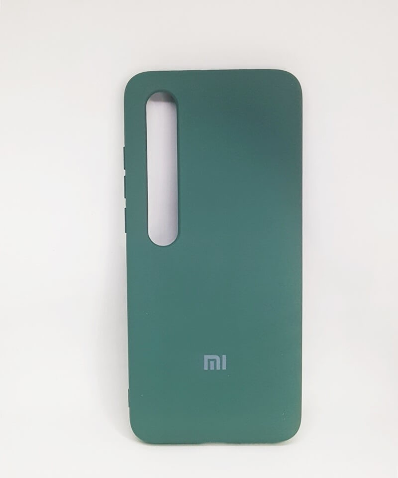 HQ Silicone Case для Xiaomi Mi 10/Mi 10 Pro темно-зелений-0