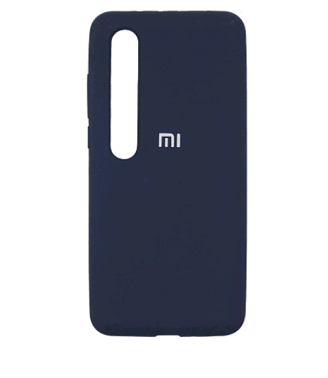 HQ Silicone Case для Xiaomi Mi 10/Mi 10 Pro темно-синій-0