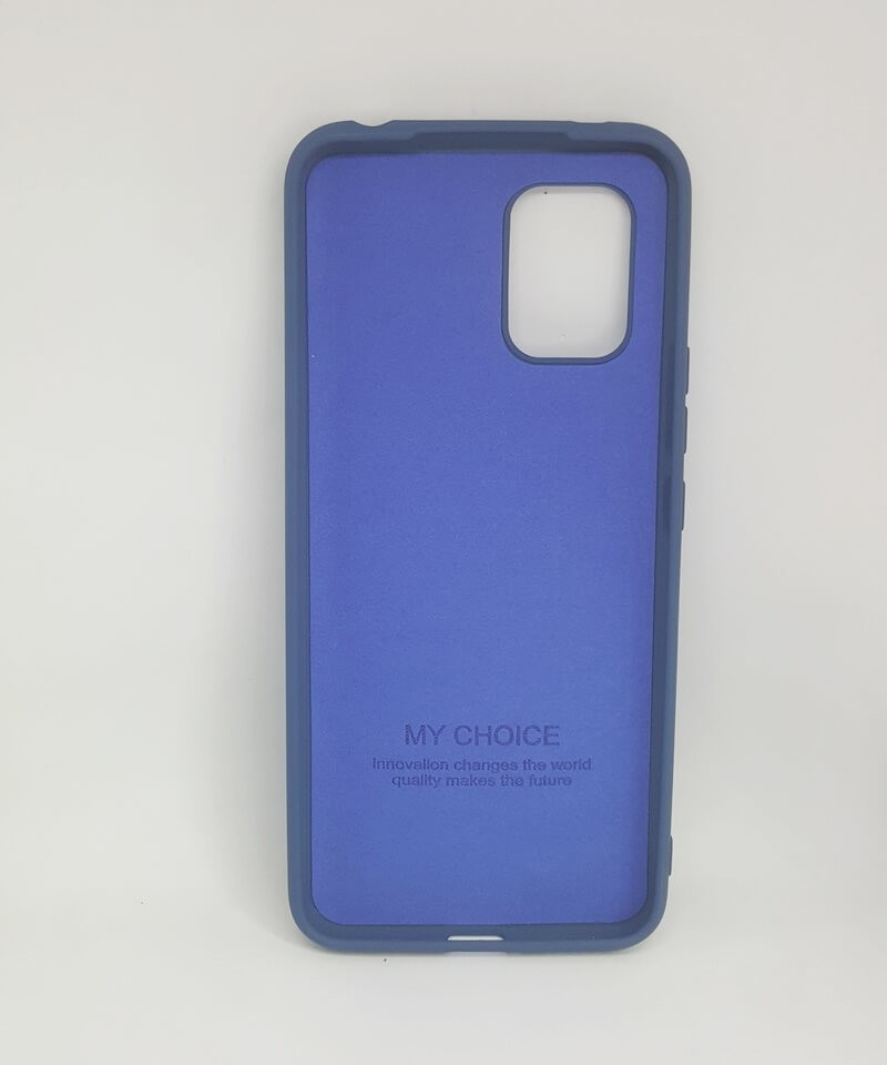 HQ Silicone Case для Xiaomi Mi 10 Lite синій-1