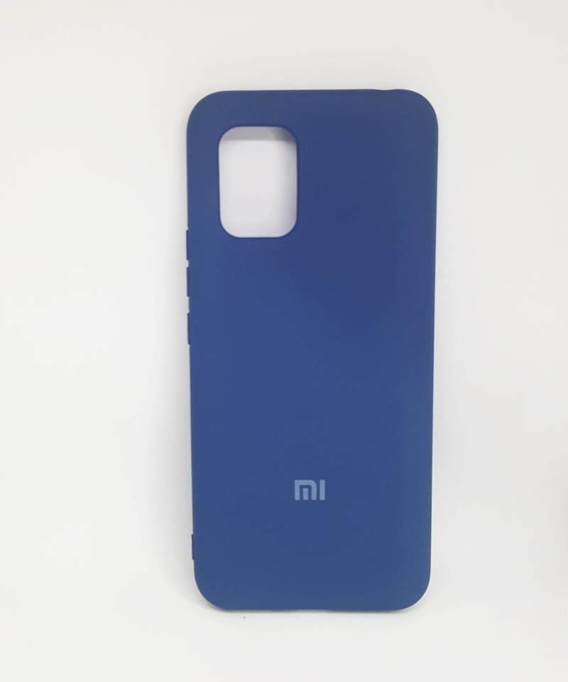 HQ Silicone Case для Xiaomi Mi 10 Lite синій-0