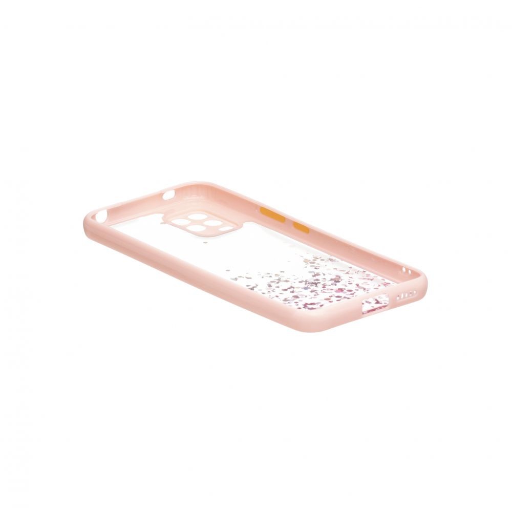 Накладка Glitter Bling Sequins для Xiaomi Mi 10 Lite рожева-3