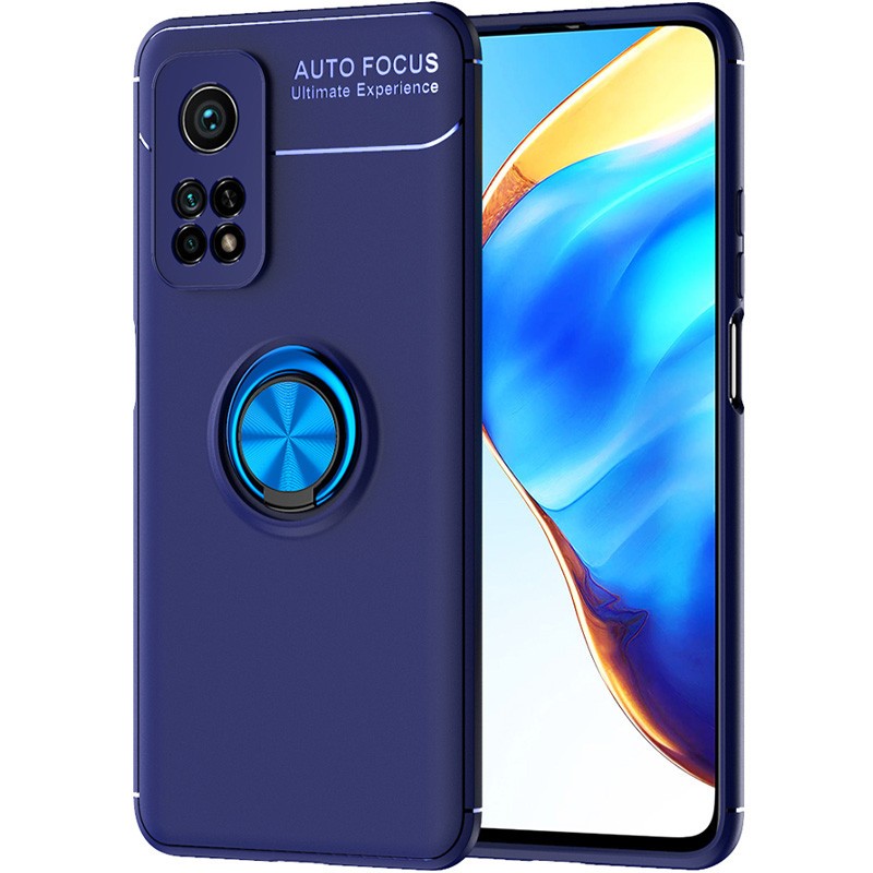 Накладка Deen ColorRing для Xiaomi Mi 10T / Mi 10T Pro синя/синя-0