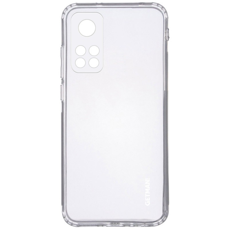 Накладка GETMAN Clear 1,0 mm для Xiaomi Mi 10T / Mi 10T Pro прозорий силікон-0