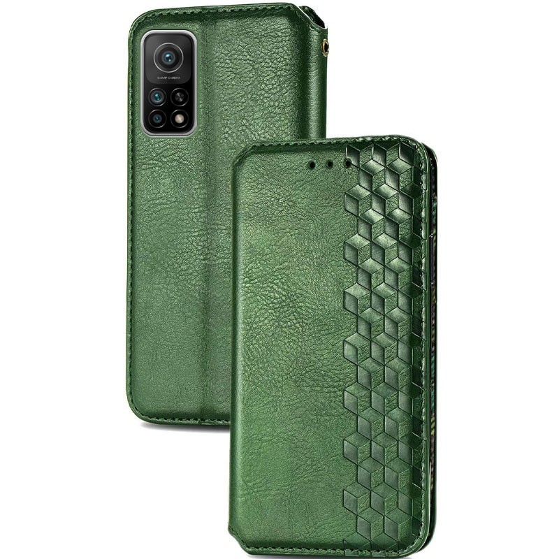 Книжка GETMAN Cubic для Xiaomi Mi 10T / Mi 10T Pro зелена-0