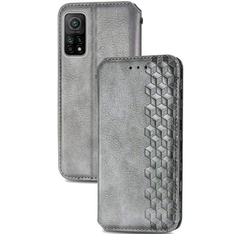Книжка GETMAN Cubic для Xiaomi Mi 10T / Mi 10T Pro сіра-0